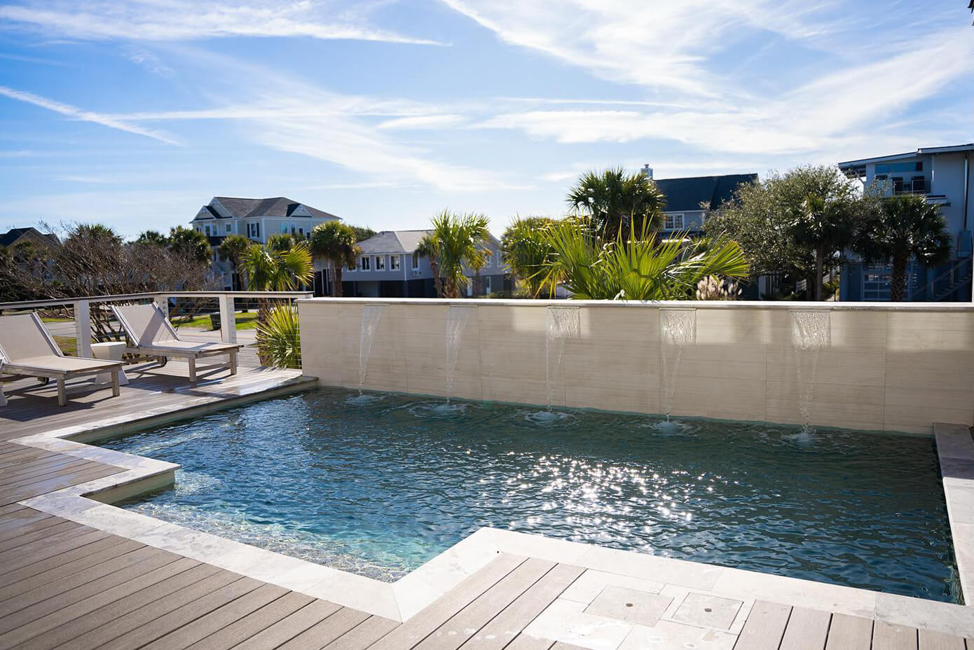 Designing active lifestyle swimming pool environments